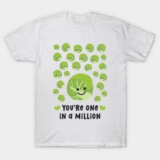 One In A Million Brussels Sprout T-Shirt